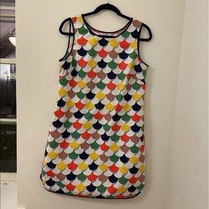 Boden Rainbow Scallop Phyllis Dress - Size 10 Regular